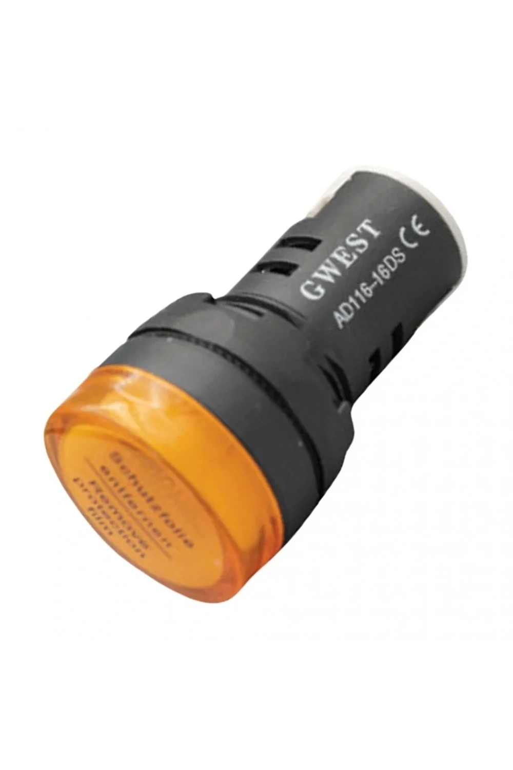 Gwest 16-24V-S 16mm Sarı Ledli Sinyal Lambası 24V
