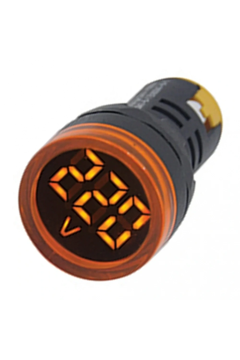 Gwest 22 VS-S 22mm AD-116 Serisi Sarı Voltmetre 24-550V