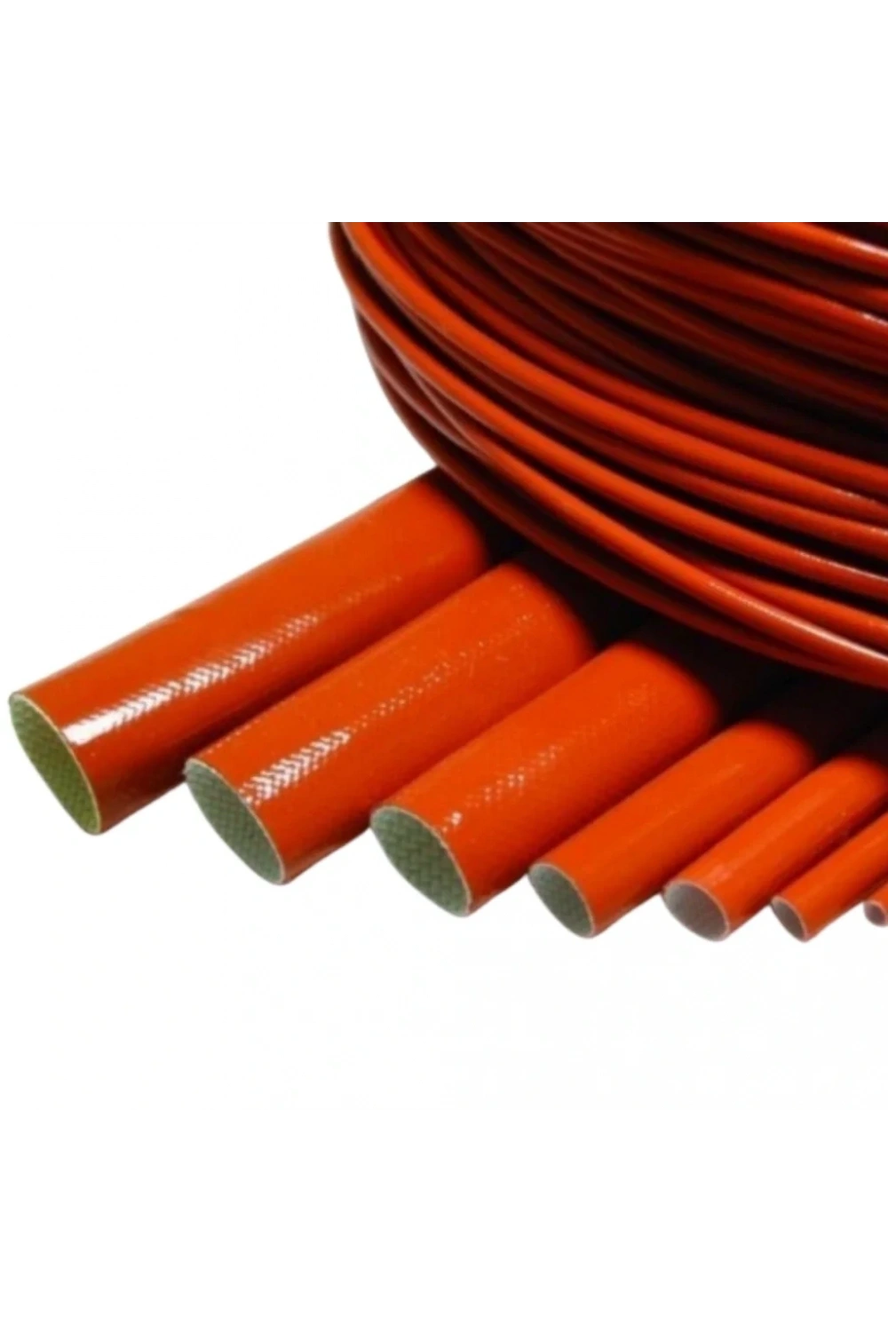 Gwest 4mm H Class Silikon İzoleli Cam Elyaf Makaron 100 Metre