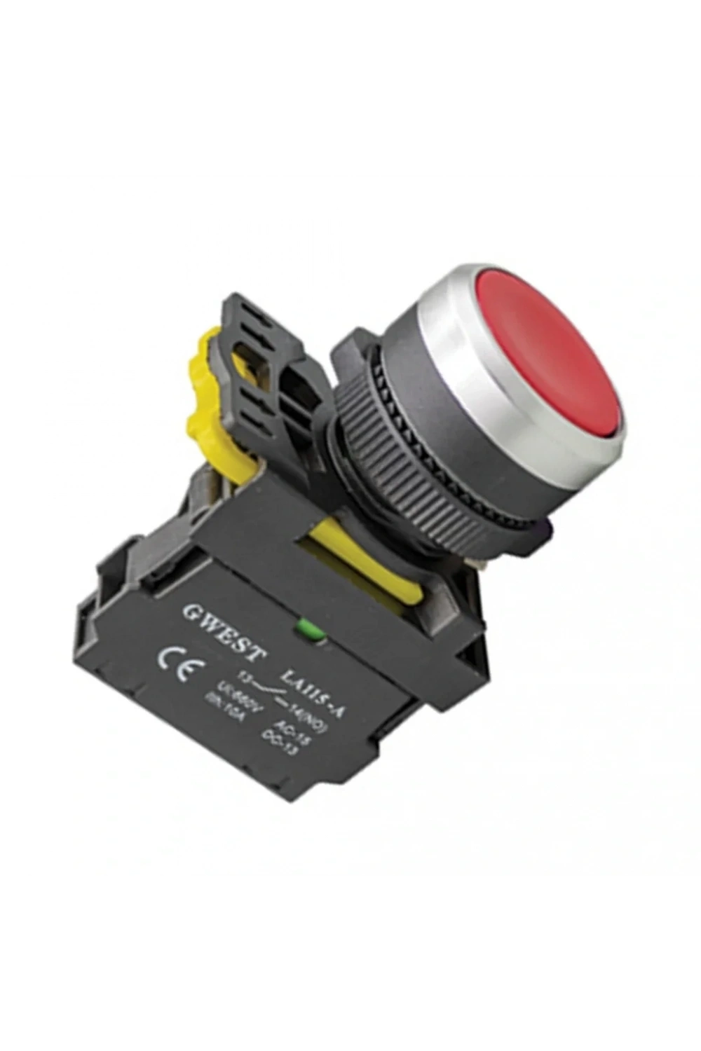 Gwest A5-01 22mm Kırmızı Yaylı Buton 1NC