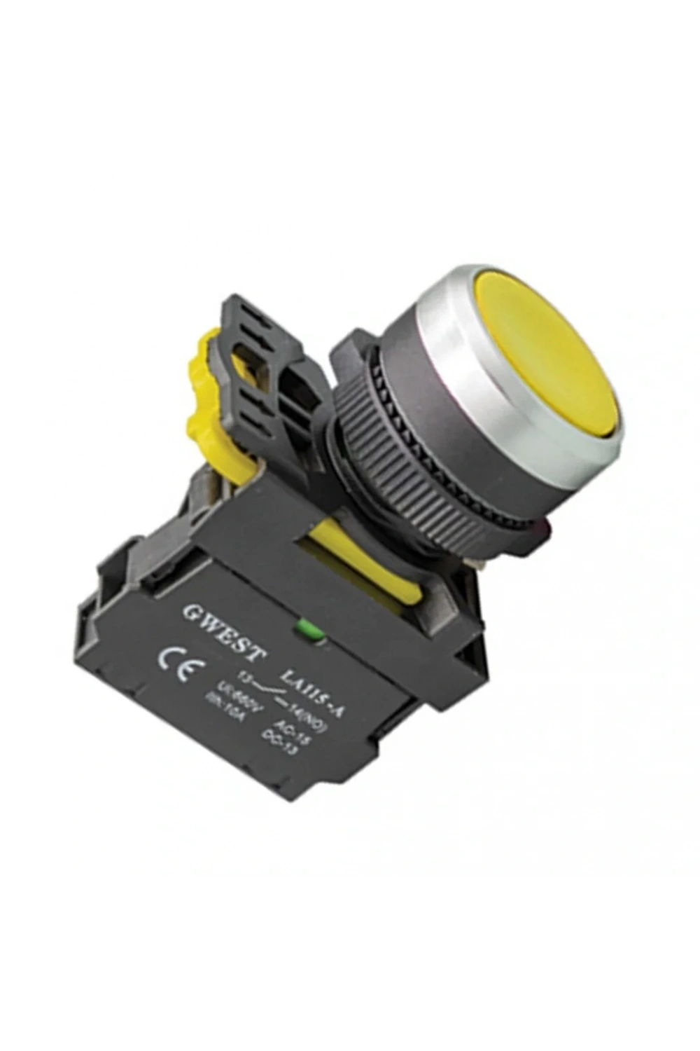 Gwest A5-11 22mm Sarı Yaylı Buton 1NO
