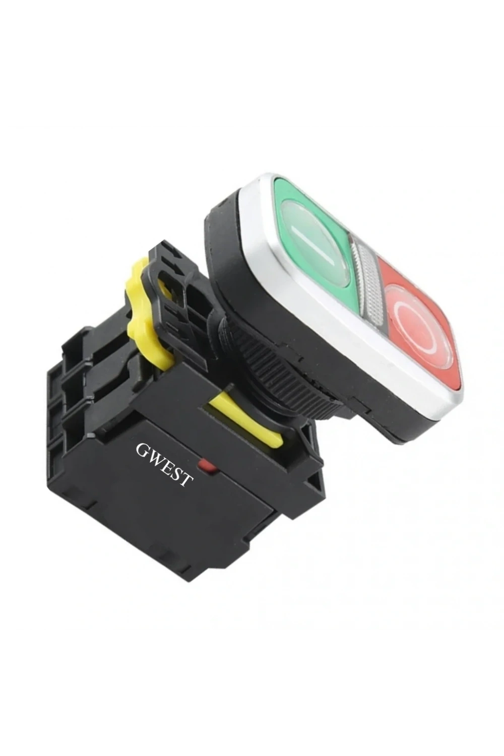 Gwest A5-11RD Kırmızı Yeşil Led Işıklı İkiz Buton 1NO+1NC 220V