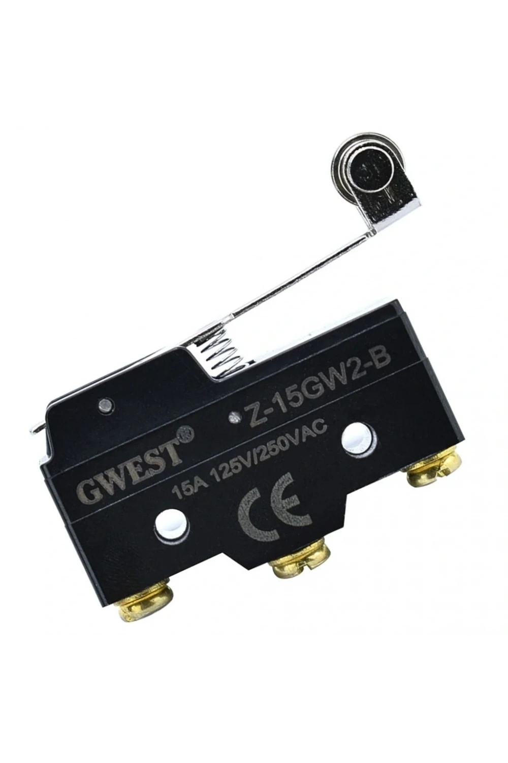 Gwest AZ-15GW2-B Uzun Palet Metal Makaralı Mikro Switch 15A 1NO + 1NC