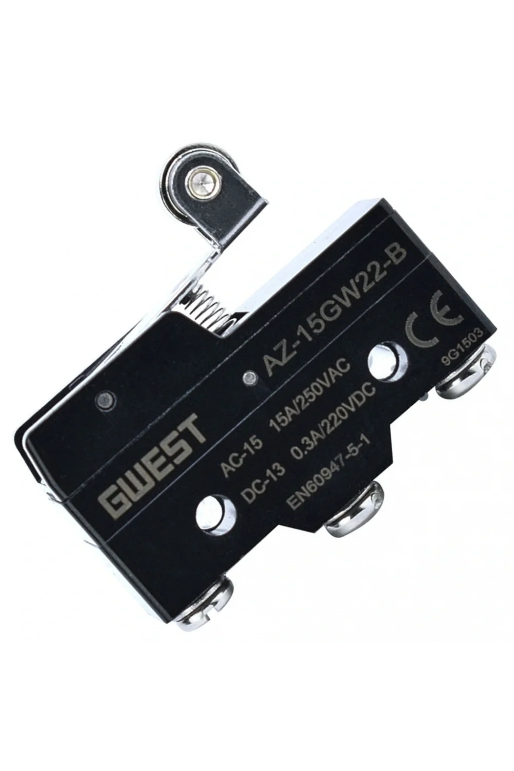 Gwest AZ-15GW22-B Kısa Metal Makaralı Mikro Switch 15A 1NO + 1NC