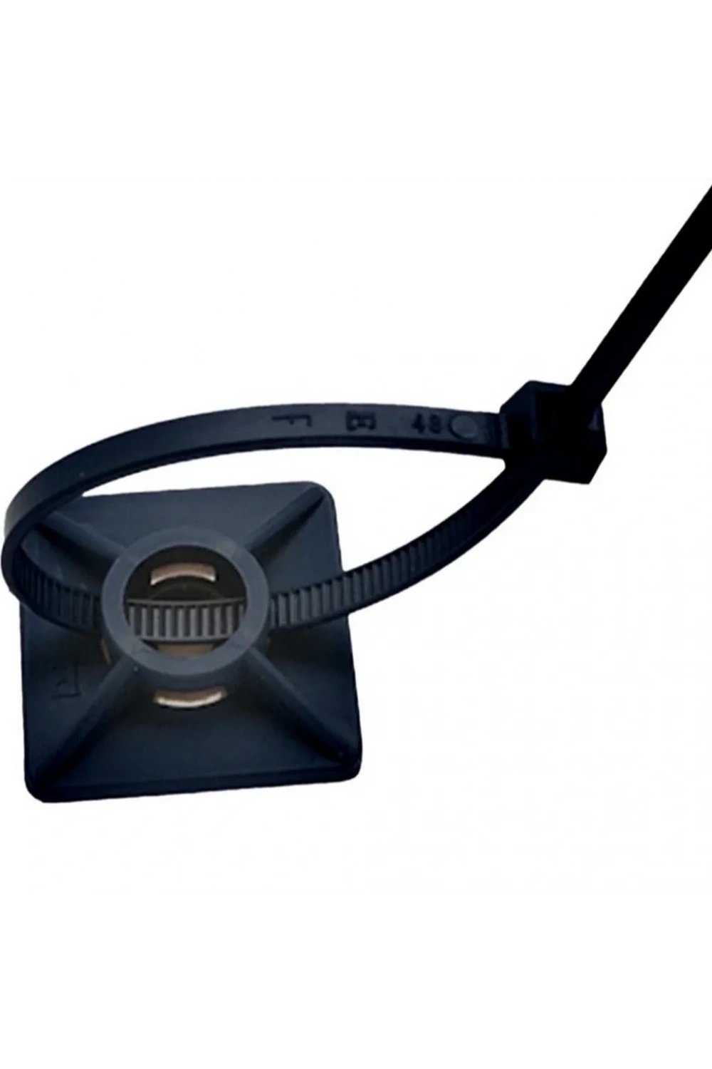 Gwest HW-3AB 19x19mm Yapışkanlı Kroşe Siyah 100 Adet
