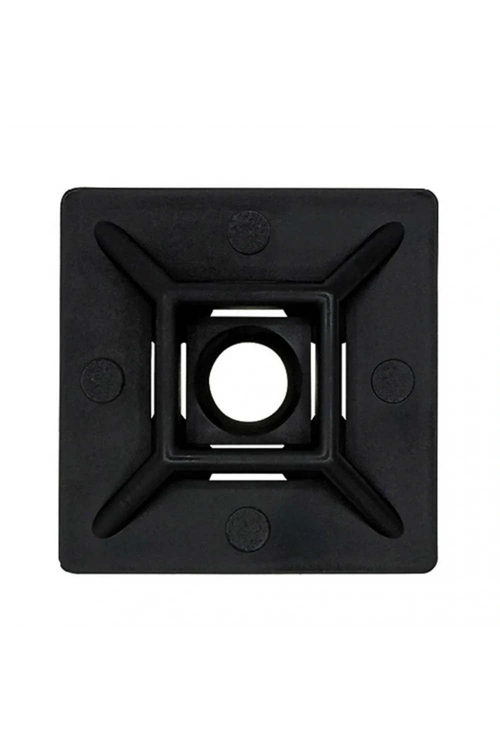 Gwest HW-4AB 28x28mm Yapışkan Kroşe Siyah 100 Adet