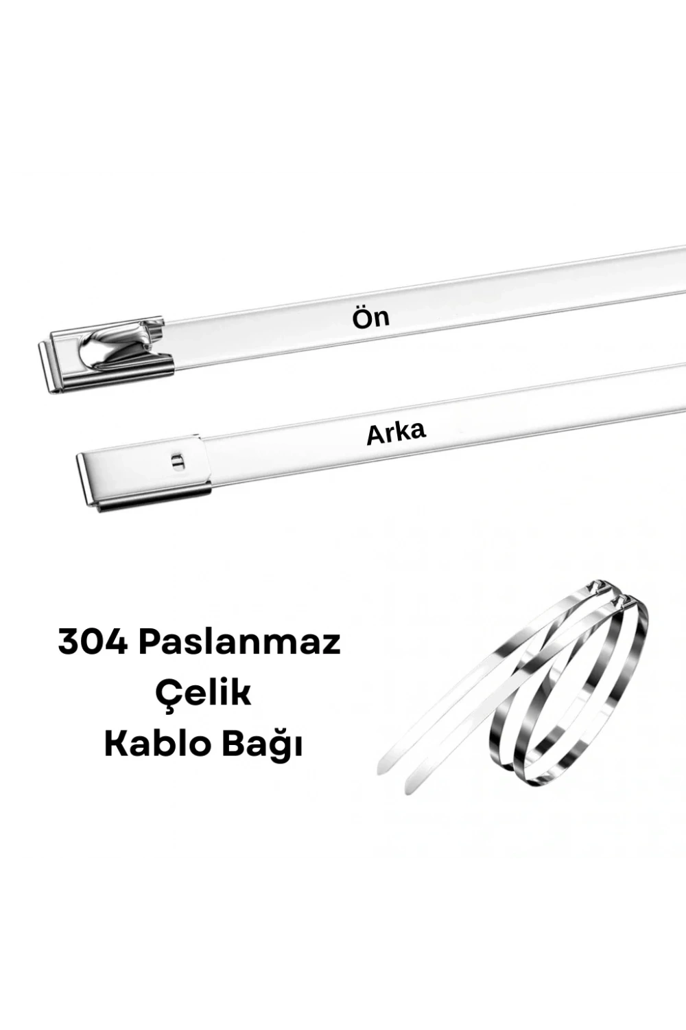 GWEST Metal Kablo Bağı MTL 680 HD 680x7,9mm  (100 adet)