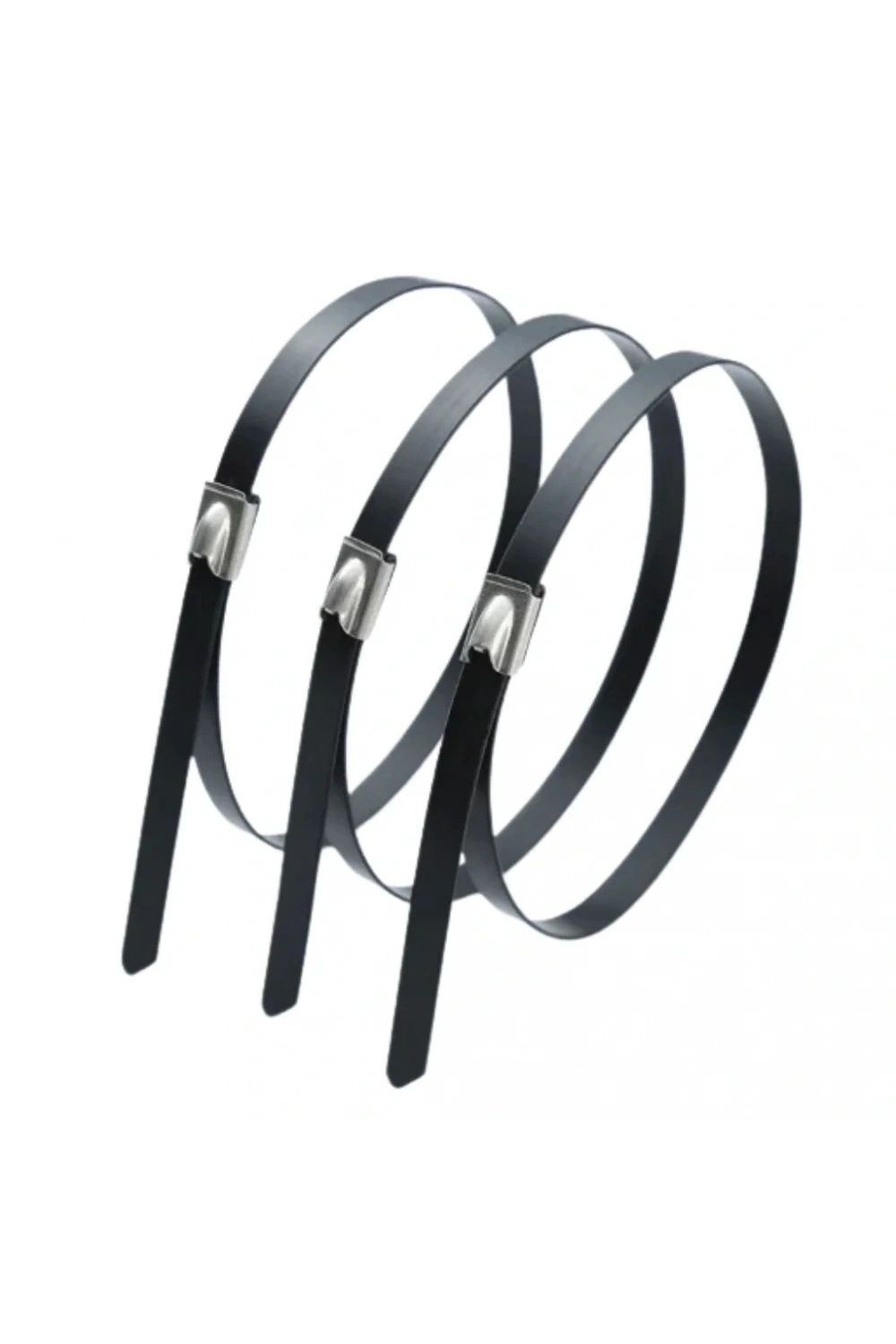 GWEST PVC Kaplı Metal Kablo Bağı PVC MTL 200 ST 200x4,6mm  (100 adet)