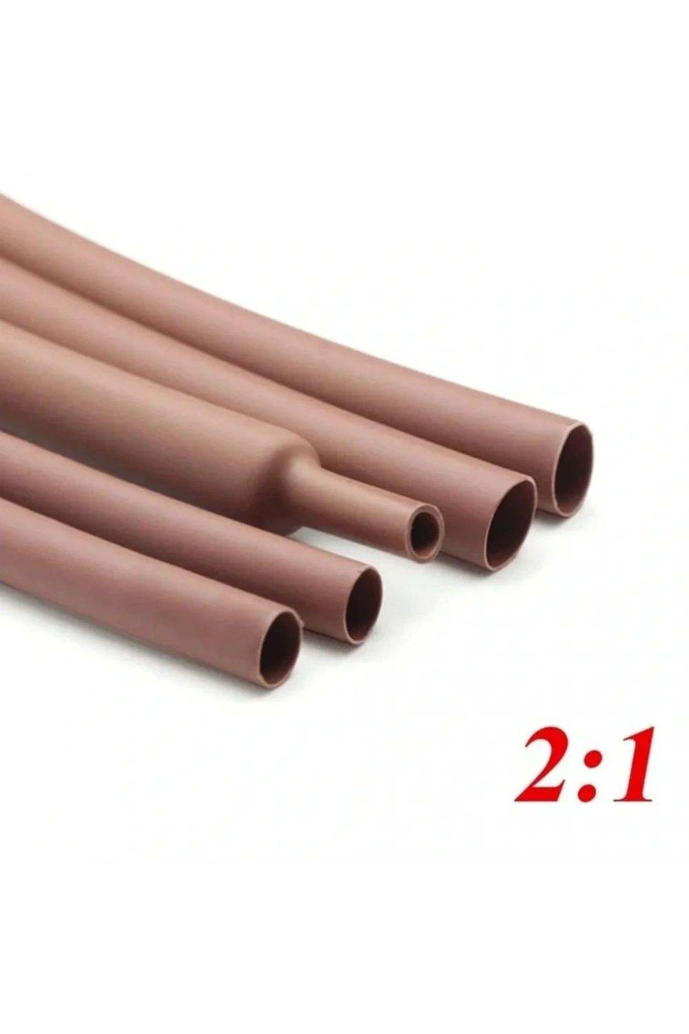 Gwest Woer Isı İle Daralan Makaron Kahverengi 32mm 50 Metre