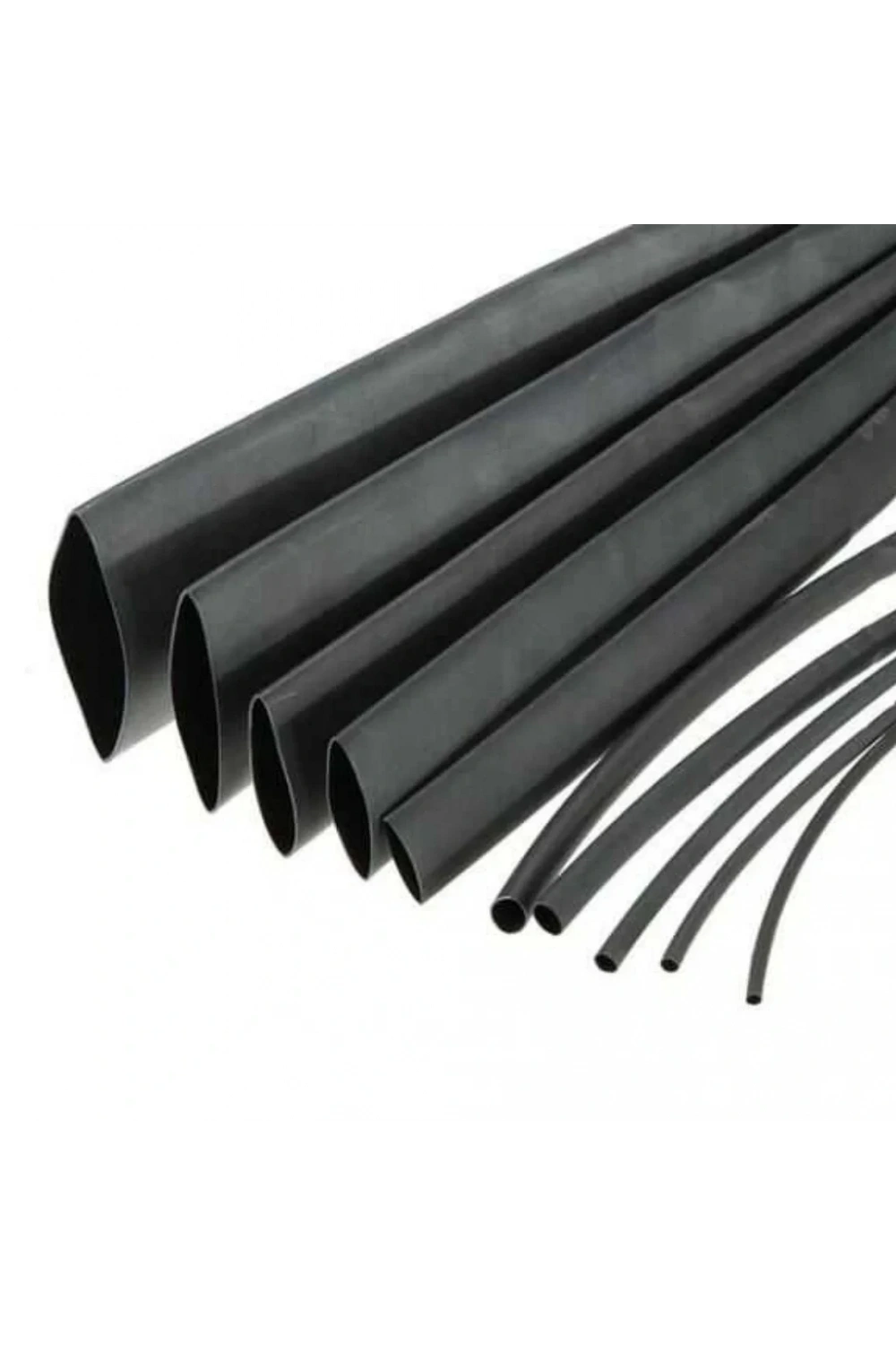 Gwest Woer Isı İle Daralan Makaron Siyah Çap:18mm 100 Metre