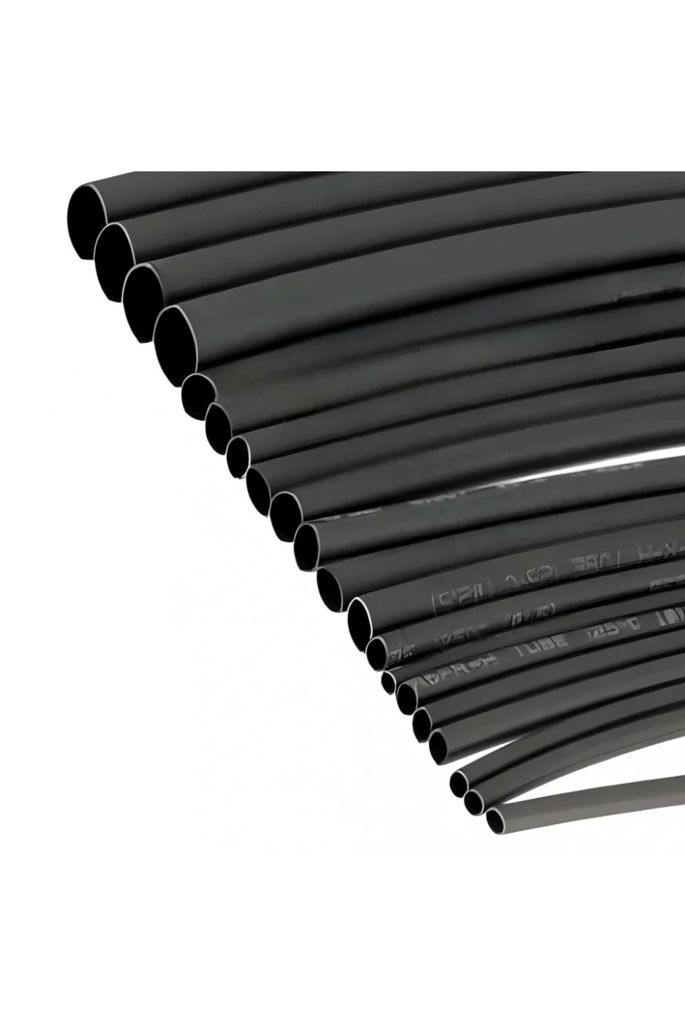 Gwest Woer Isı İle Daralan Makaron Siyah Çap:2mm 200 Metre
