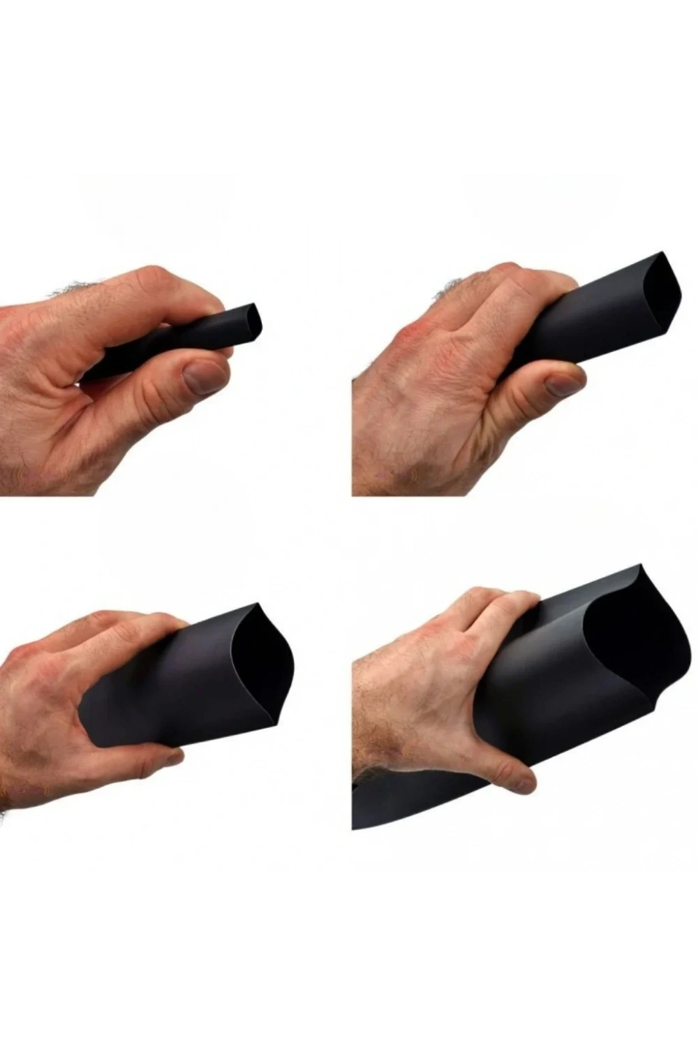 Gwest Woer Isı İle Daralan Makaron Siyah Çap:30mm 50 Metre
