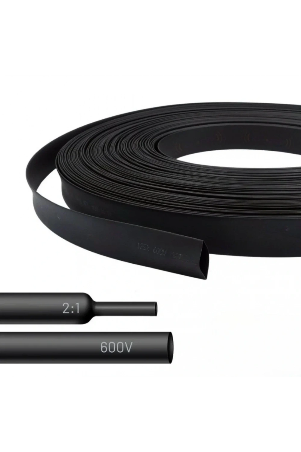 Gwest Woer Isı İle Daralan Makaron Siyah Çap:3mm 200 Metre