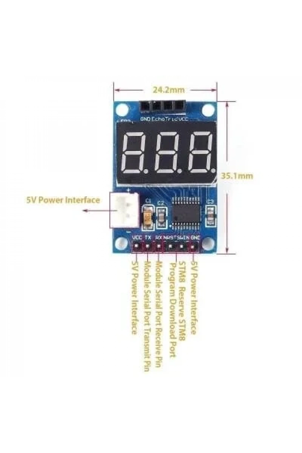 HC-SR04 Ultrasonik Sensör Mesafe Ölçüm Modülü