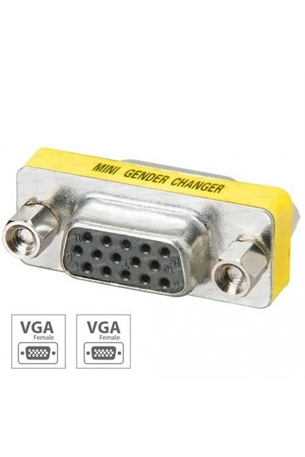 HD15 VGA-VGA Dişi-Dişi (F2F) 15 Pin Adaptör