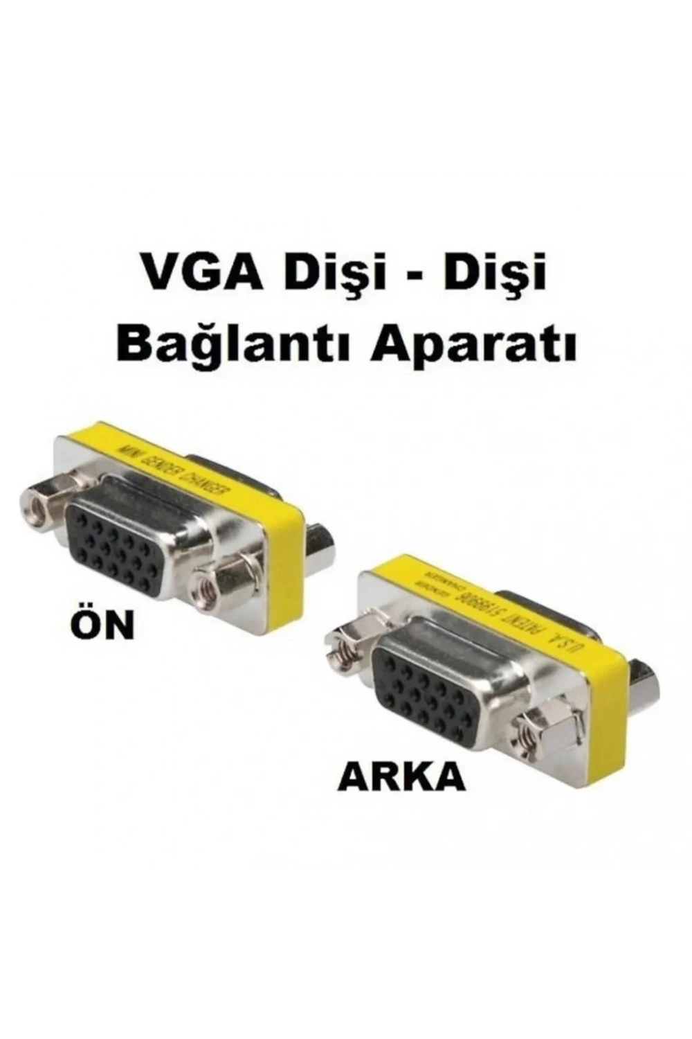 HD15 VGA-VGA Dişi-Dişi (F2F) 15 Pin Adaptör