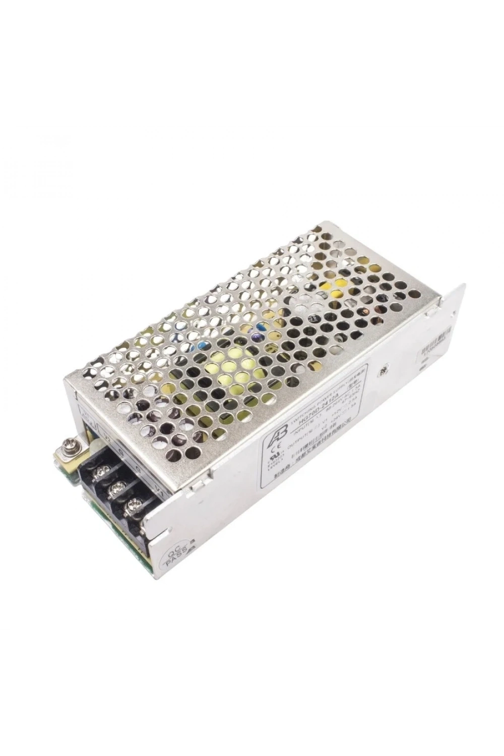 HG70D-2412A 12V 2.5A / 24V 1.5A Dual Metal Kasa Adaptör