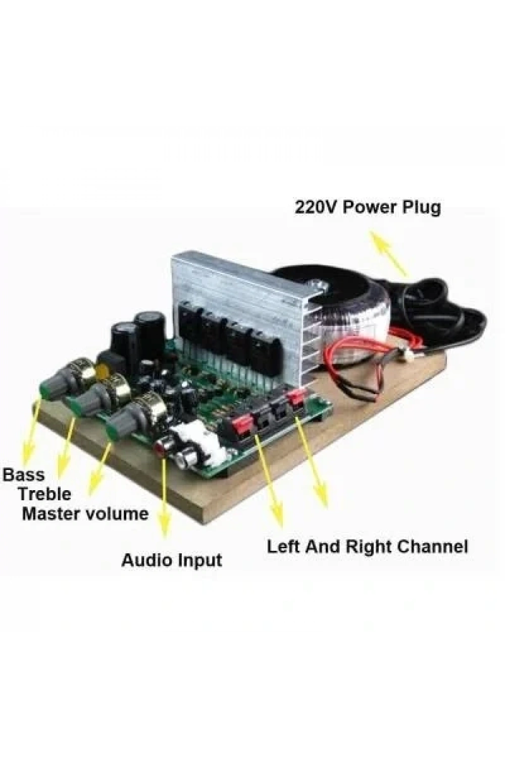 Hi-Fi 200W 220V Yüksek Güç Stereo Amfi Devresi