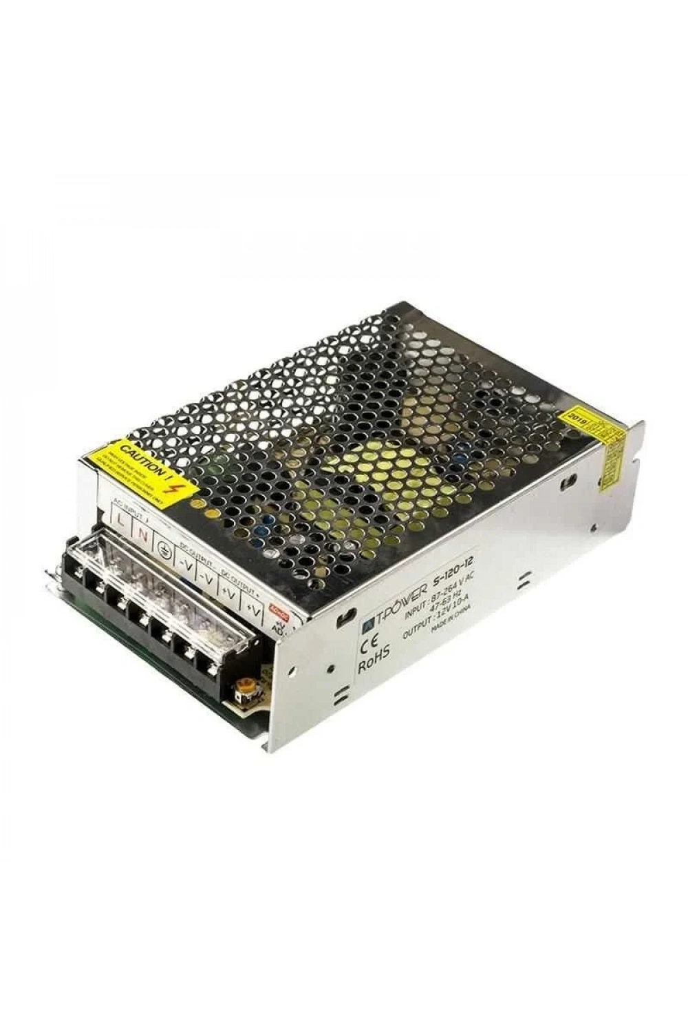 Hightek 12V 10A Metal Kasa Adaptör - LED Driver