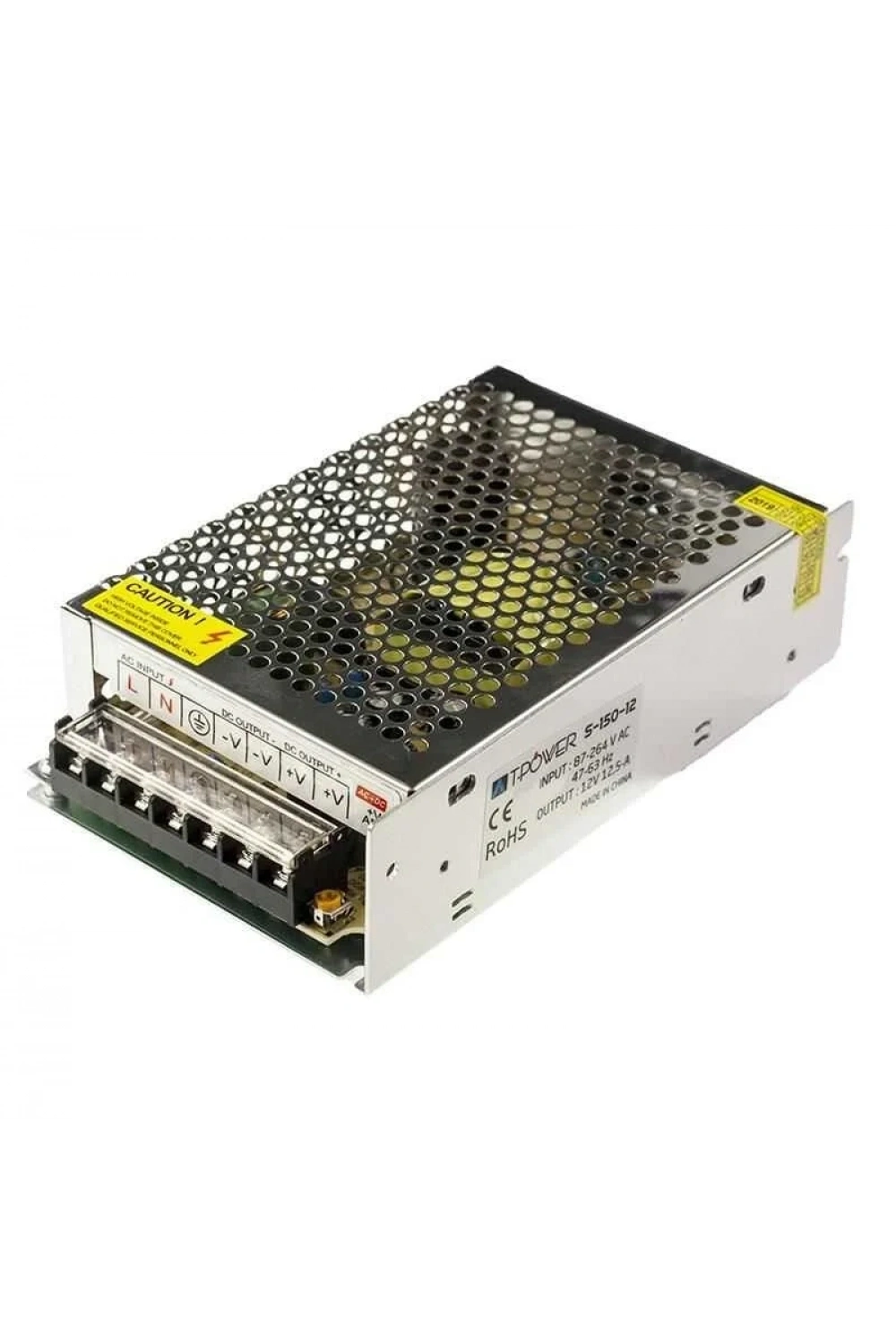 Hightek 12V 12.5A Metal Kasa Adaptör - LED Driver