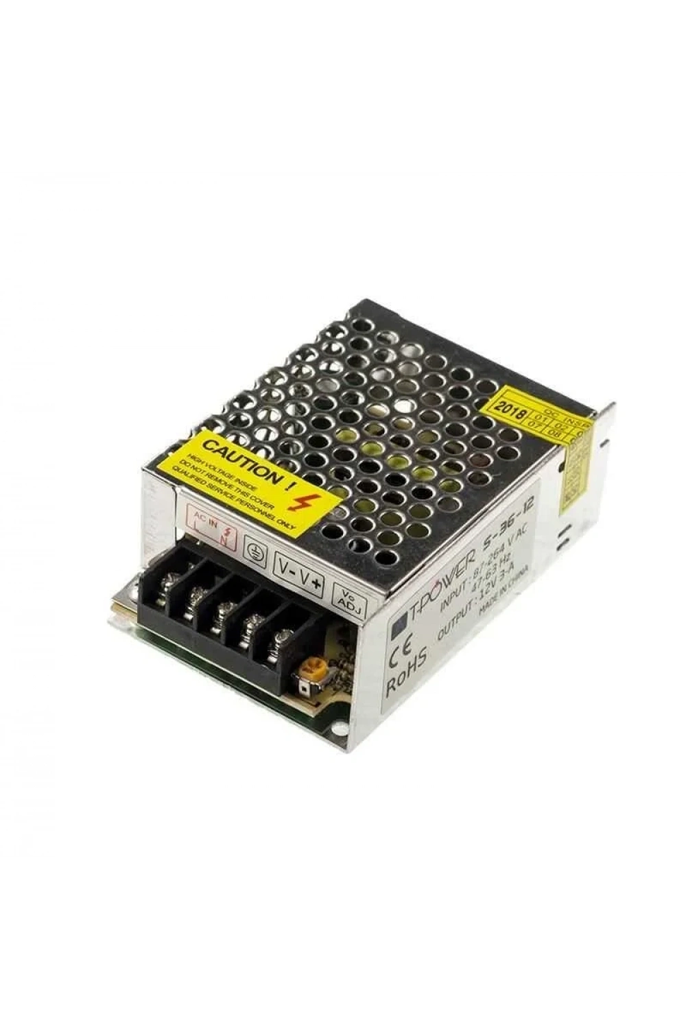 Hightek 12V 3A Metal Kasa Adaptör - LED Driver
