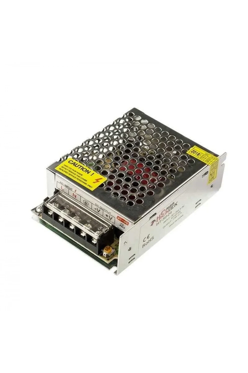 HT-1208 24V 2A Metal Kasa Güç Kaynağı