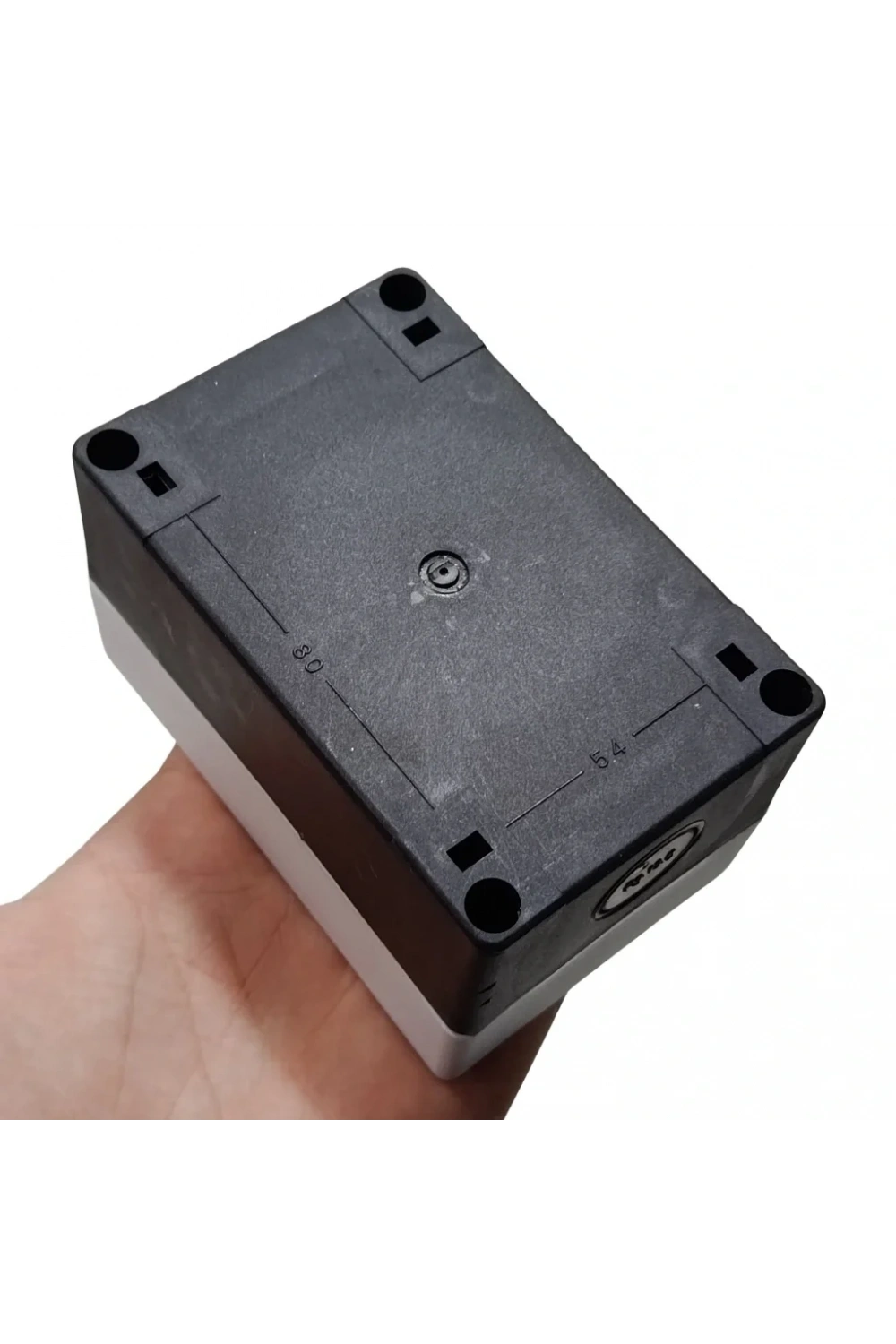 HJ9 22mm Buton Kutusu Gri-Siyah İkili