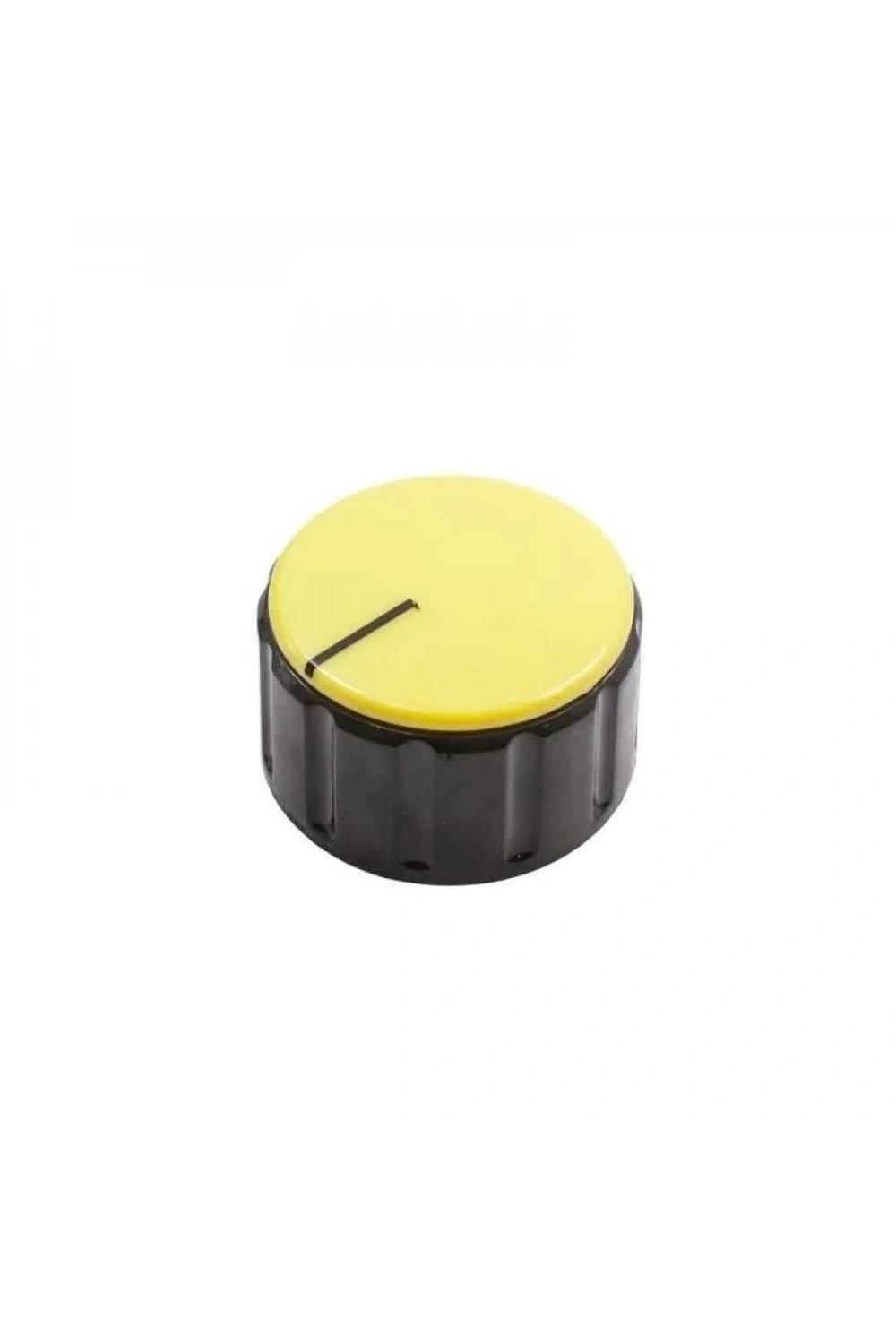 HT3000 37mm Üstten Sıkmalı Potansiyometre Düğmesi Siyah-Sarı