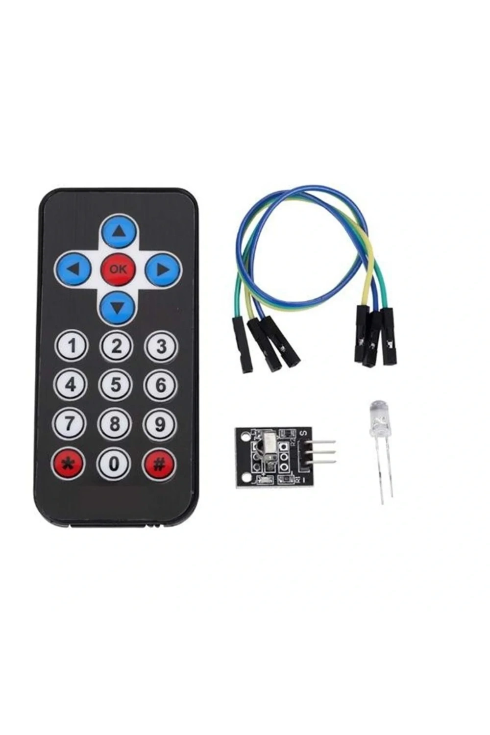 HX1838 IR Alıcı Verici Kablosuz Kumanda Kontrol Kiti