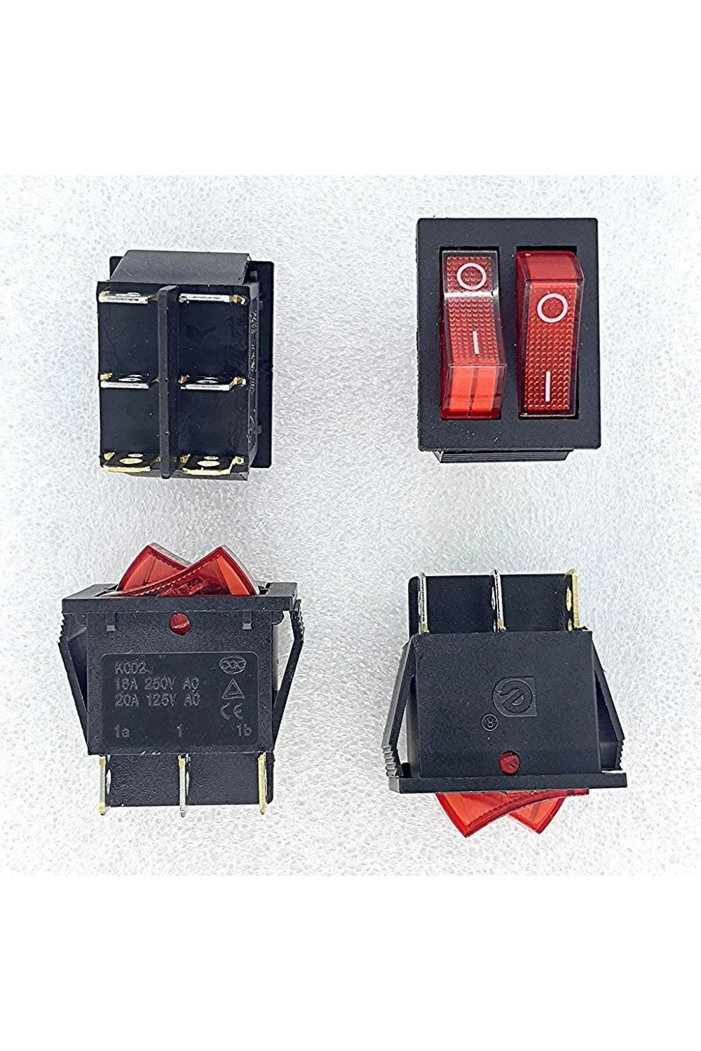IC-101 İkili Işıklı Anahtar KCD2-2101-A Kalite