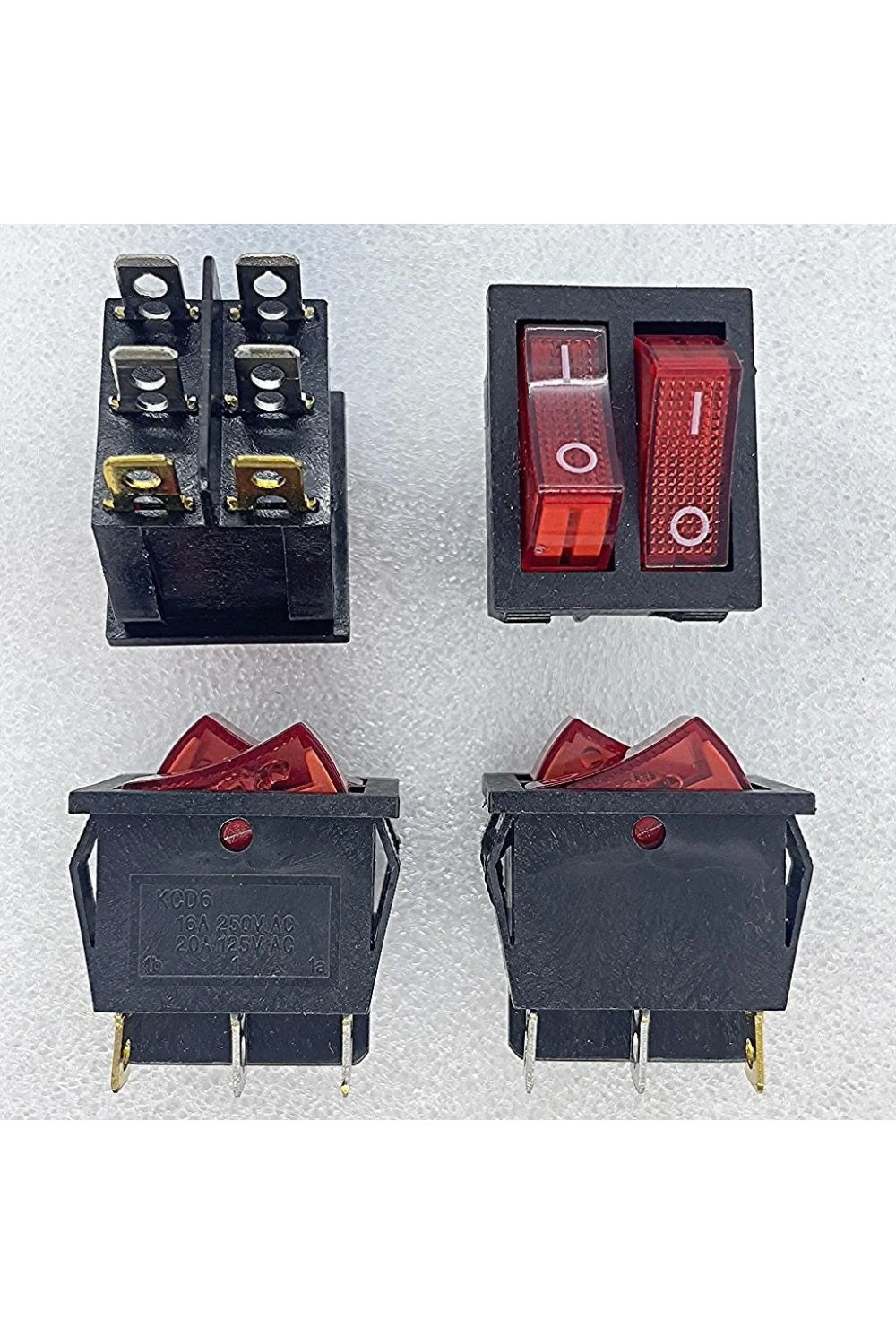 IC-101 İkili Işıklı Anahtar KCD2-2101-B Kalite