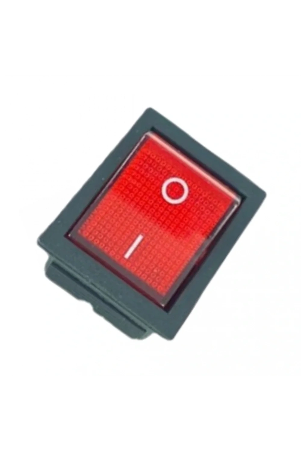 IC-104 Geniş Işıklı Anahtar On Off Switch 4P Kırmızı