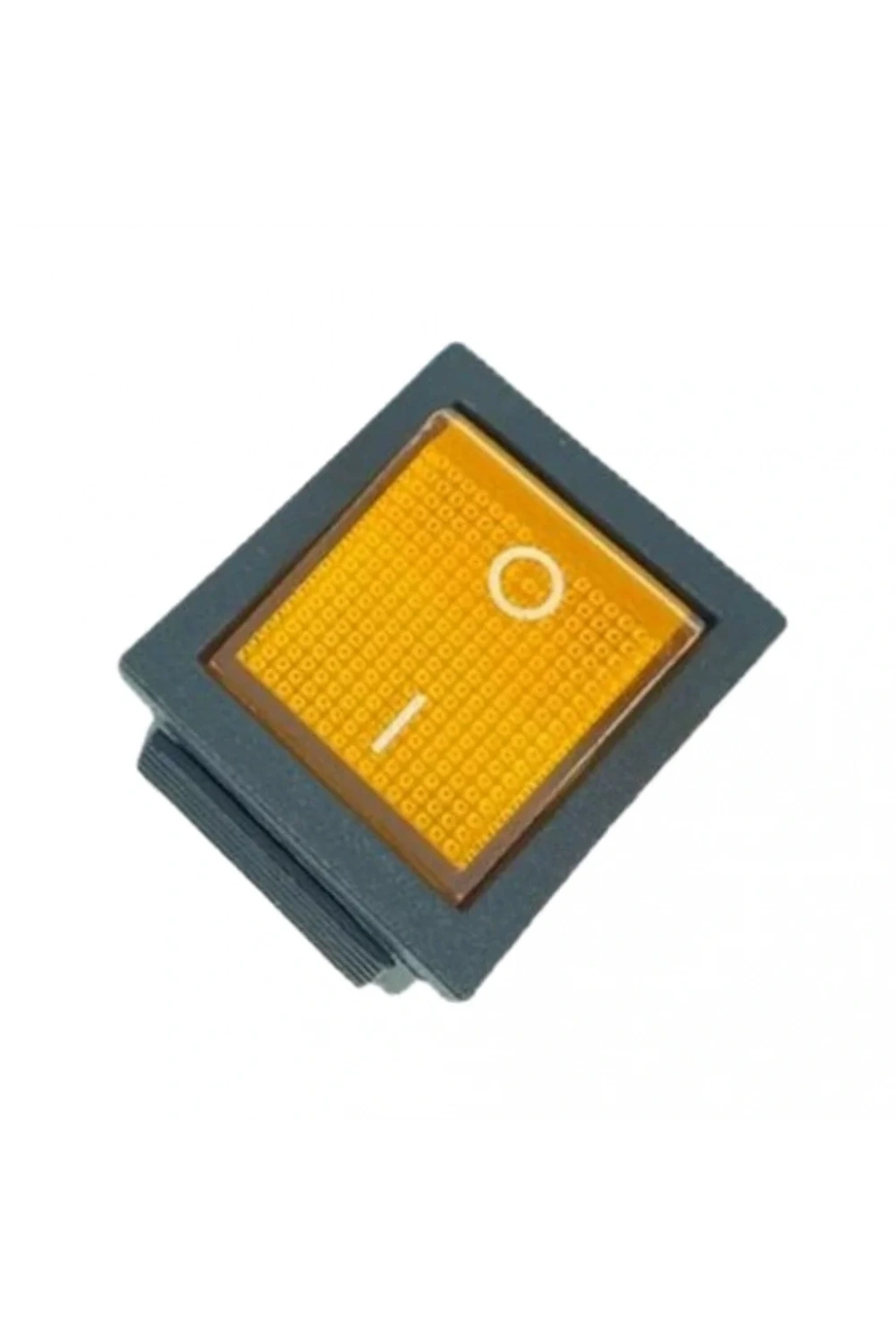 IC-104 Geniş Işıklı Anahtar On Off Switch 4P Sarı