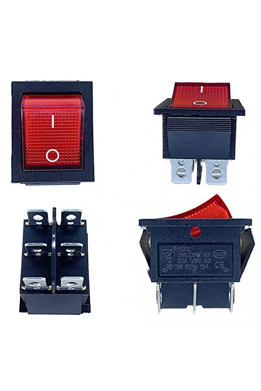 IC-104A Geniş Işıklı Anahtar 6P ON-OFF