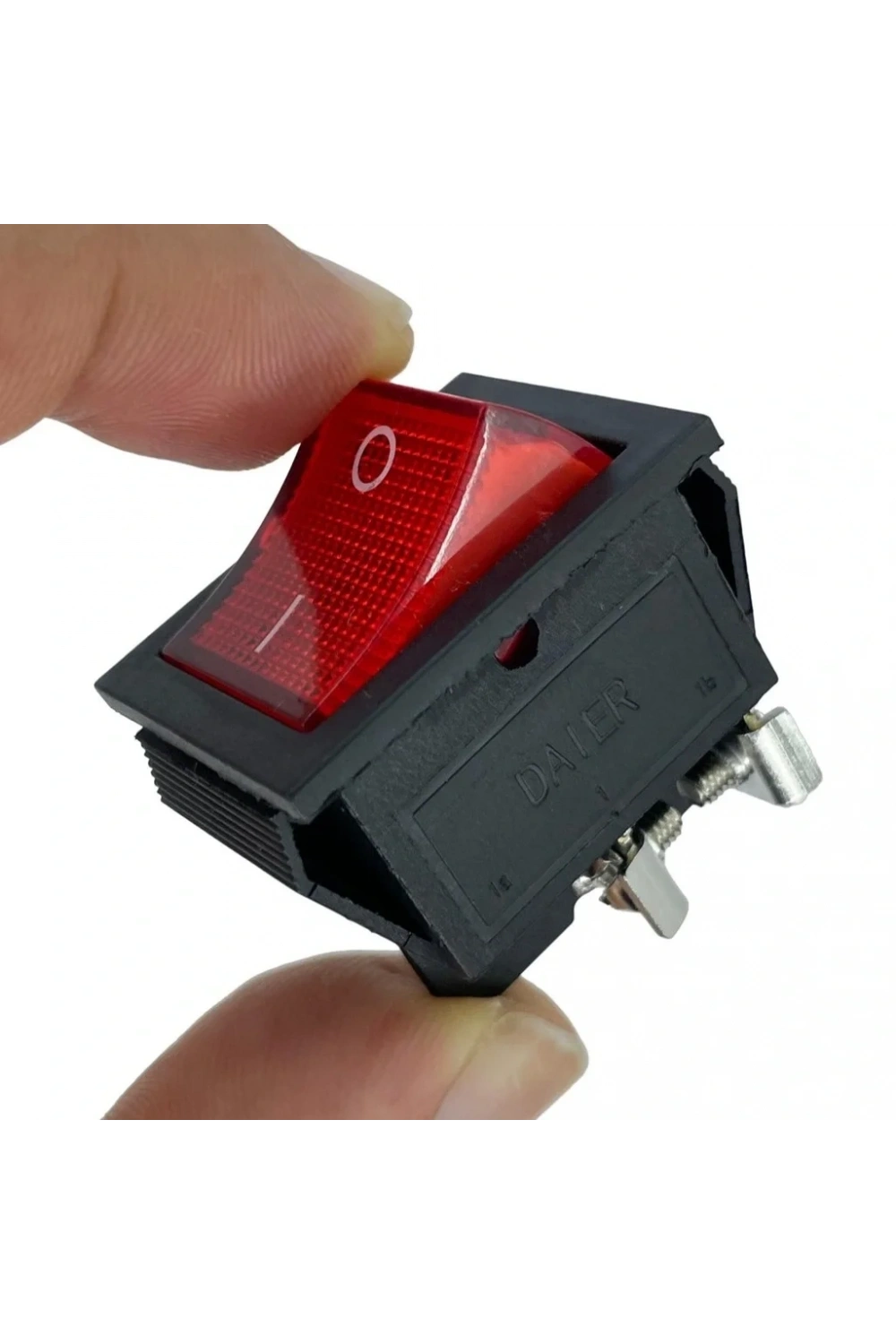 IC-104C Vida Bacak Geniş Işıklı Anahtar ON-OFF 4P 220V