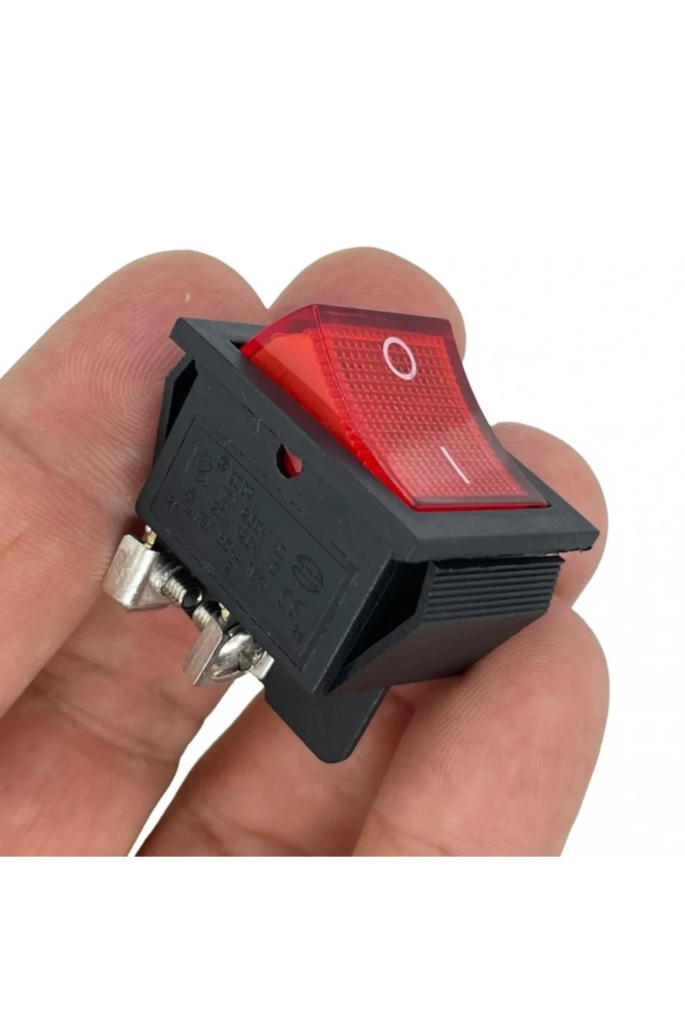 IC-104C Vida Bacak Geniş Işıklı Anahtar ON-OFF 4P 220V
