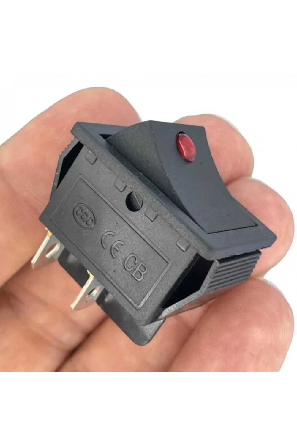 IC-104D 220V Geniş Nokta Işıklı Anahtar ON-OFF