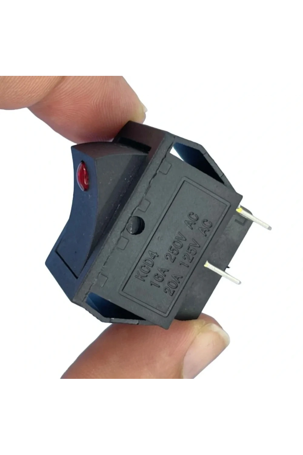 IC-104D 220V Geniş Nokta Işıklı Anahtar ON-OFF