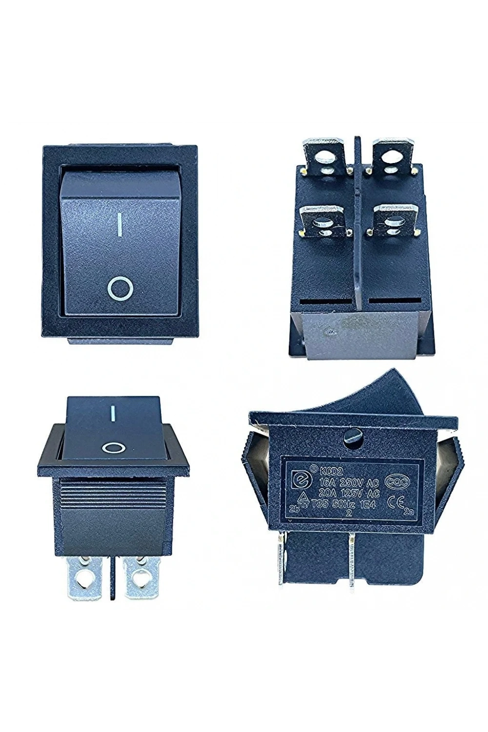 IC-106 Geniş Işıksız Anahtar ON-OFF 4P