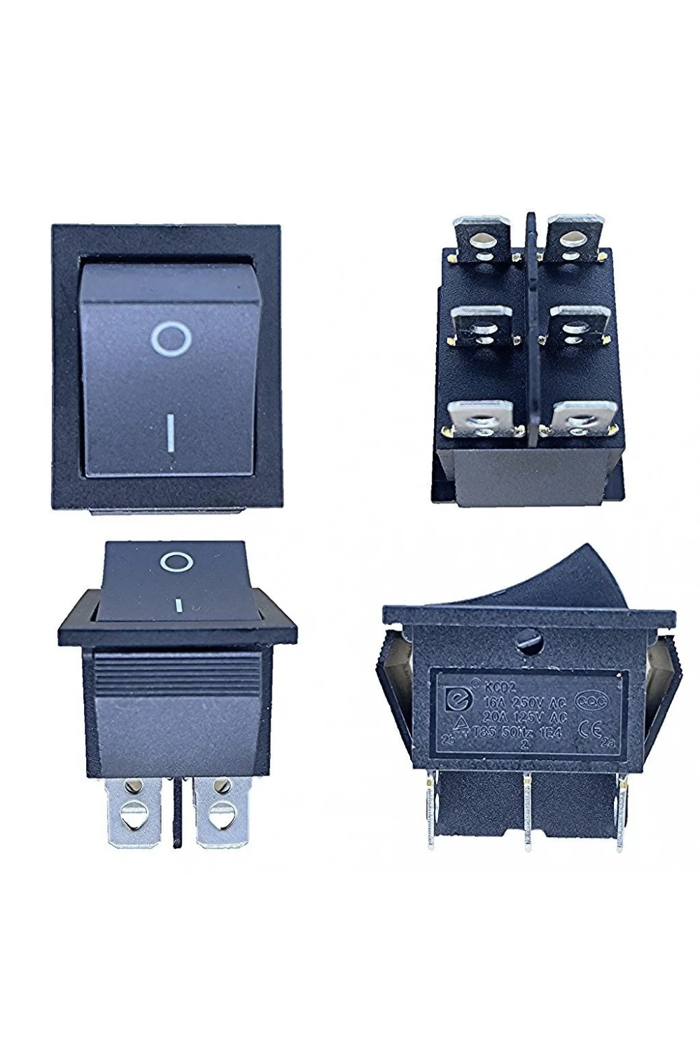 IC-107 Geniş Işıksız Anahtar ON-OFF 6P