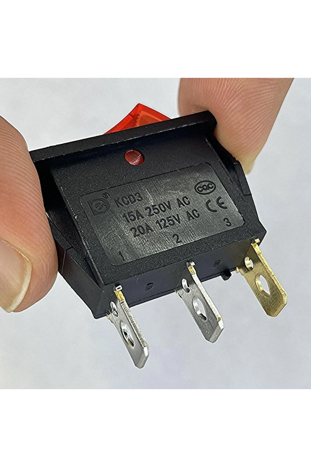 IC-113 Dar Işıklı Anahtar On-Off 3P