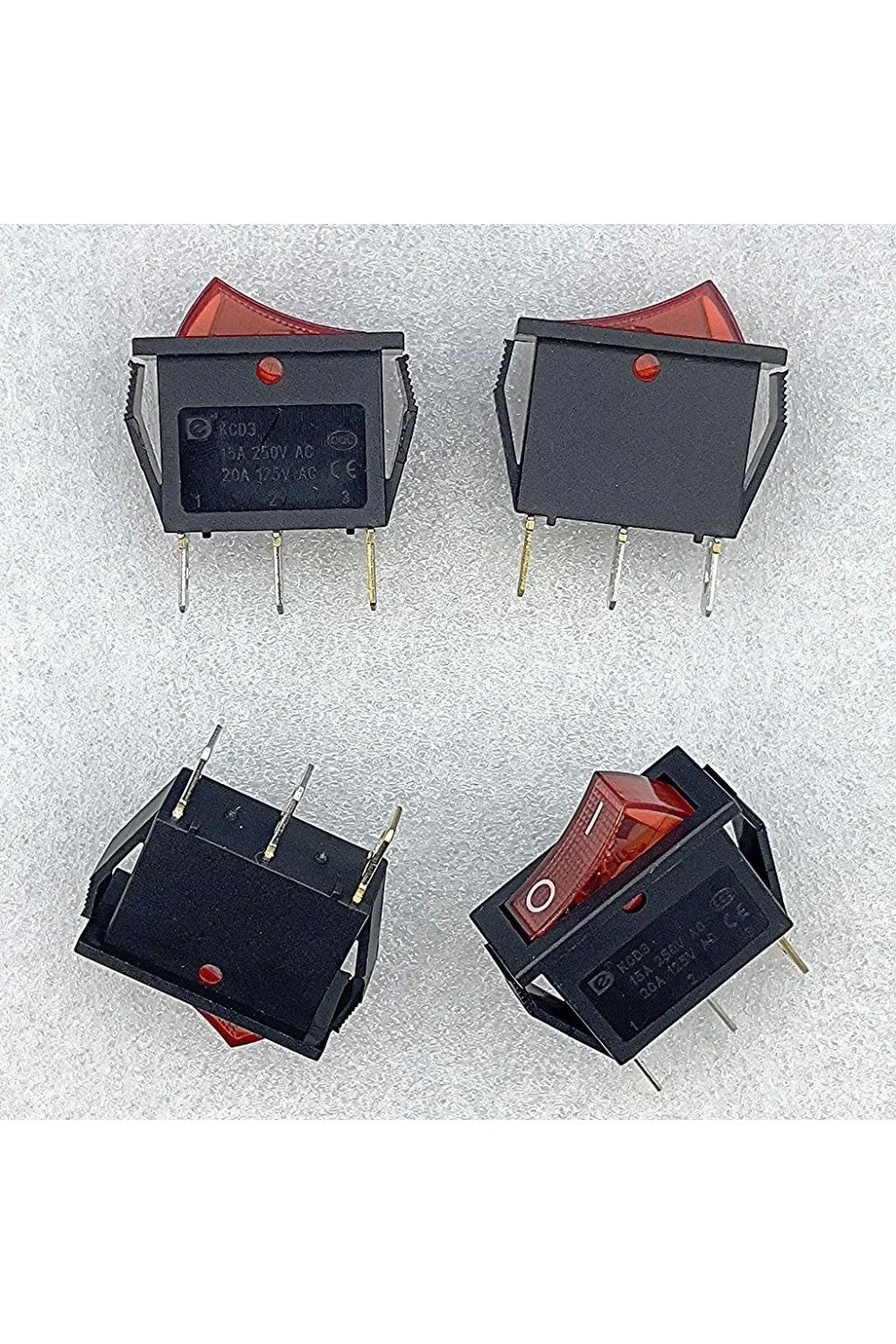 IC-113 Dar Işıklı Anahtar On-Off 3P