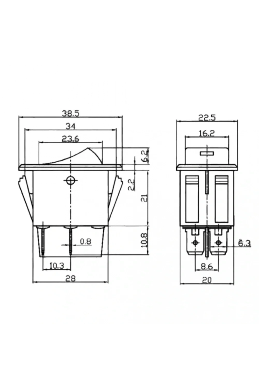 IC-113B Otomotiv Anahtarı Ledli 12V 35A