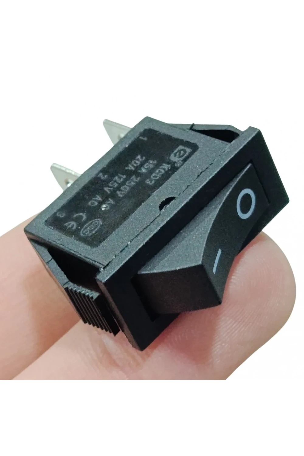 IC-114 Tekli Dar Işıksız Anahtar On-Off 2P Siyah