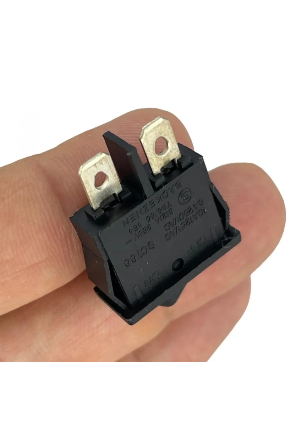 IC-117A Mini Dar Işıksız Anahtar ON-OFF 2P