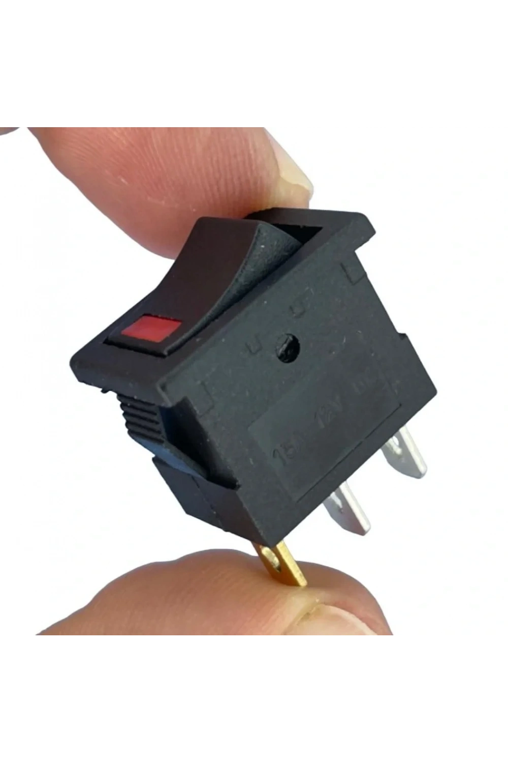 IC-118A Mini Led Işıklı Anahtar 12V 3P