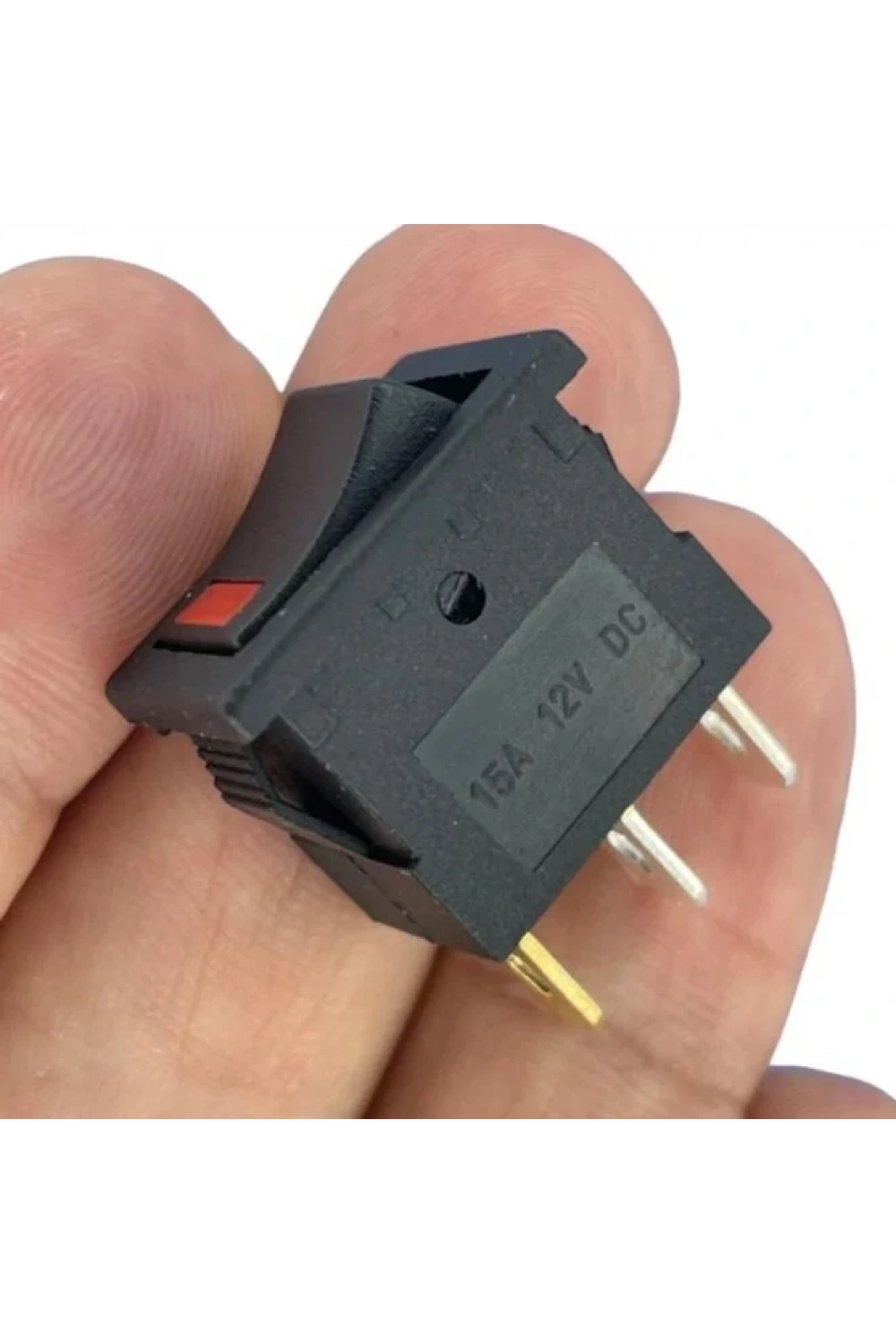 IC-118A Mini Led Işıklı Anahtar 12V 3P
