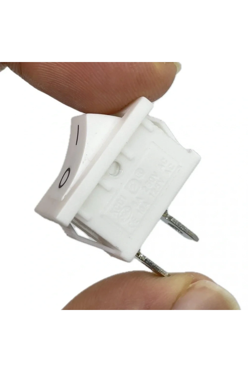 IC-120B Mini Işıksız Anahtar 2P On-Off Beyaz
