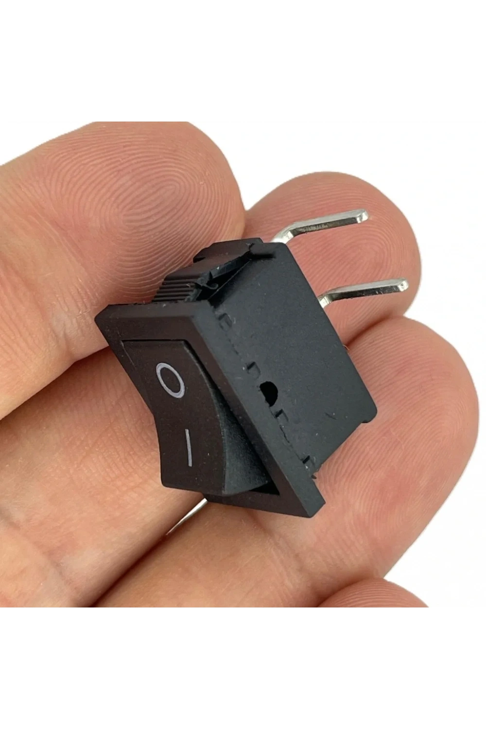 IC-120D Mini Işıksız Anahtar İğne Bacak 90 Derece ON-OFF 2P