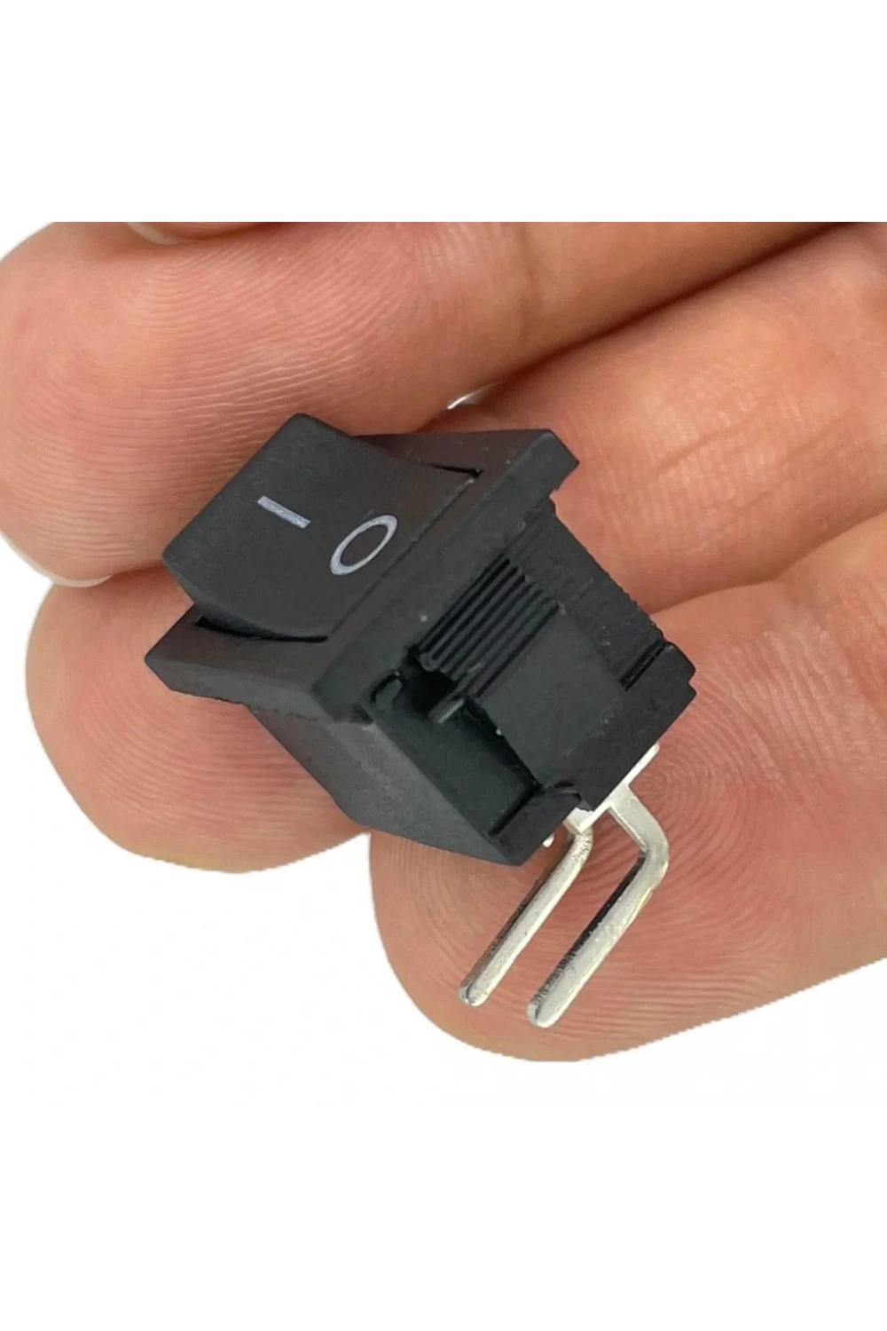 IC-120D Mini Işıksız Anahtar İğne Bacak 90 Derece ON-OFF 2P